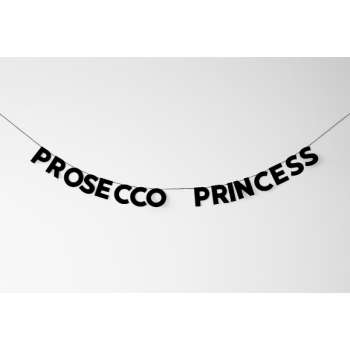 Бумажная гирлянда "Prosecco Princess"
