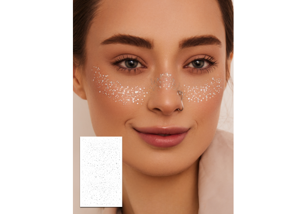 Переводные тату-веснушки Silver Splash (для двух нанесений)