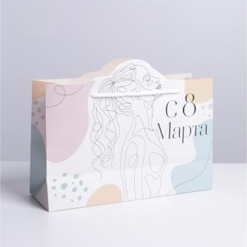 Пакет С 8 марта! 30 × 23 × 10 см