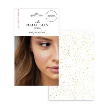 Переводные тату-веснушки Multicolor Splash (для двух нанесений)
