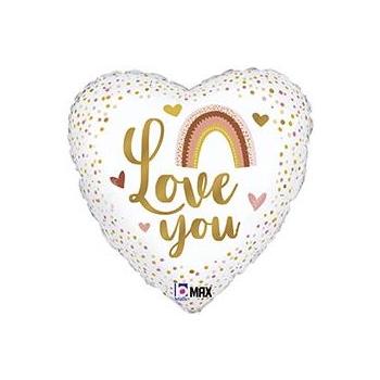 Фольгированное сердце Love You 46 см
