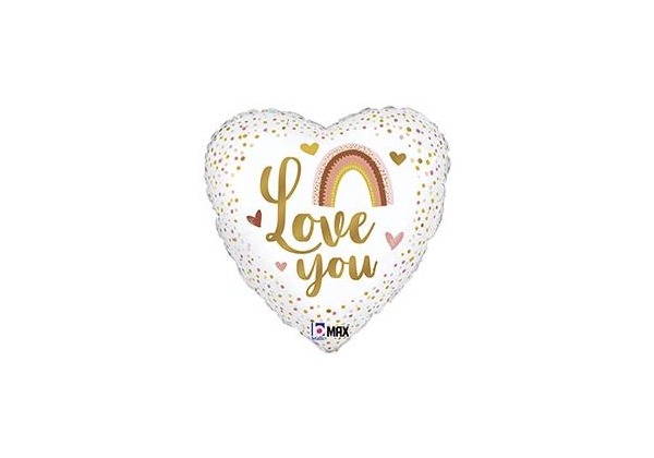 Фольгированное сердце Love You 46 см