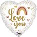 Фольгированное сердце Love You 46 см