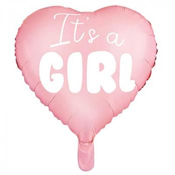 Шар Сердце " It's a Girl" 45 см