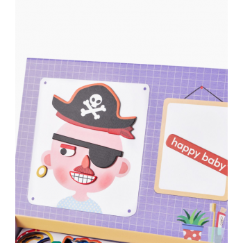Игрушка: магнитный пазл HAPPY FACES