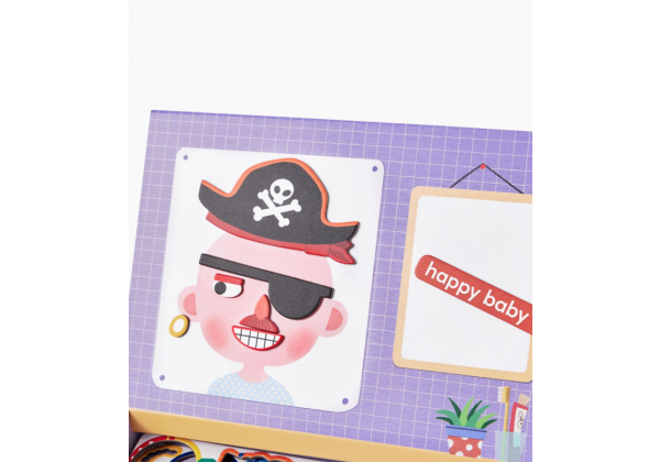 Игрушка: магнитный пазл HAPPY FACES