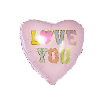 Шар сердце Love You