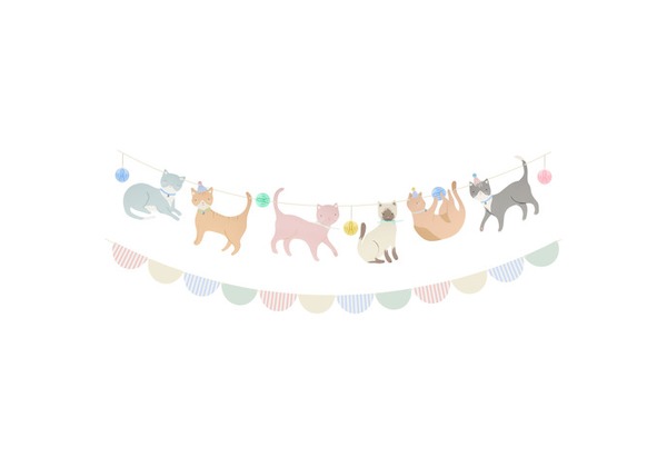 Гирлянда Милые котята Meri Meri