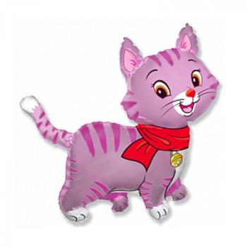 Воздушный шарик Розовая кошка
