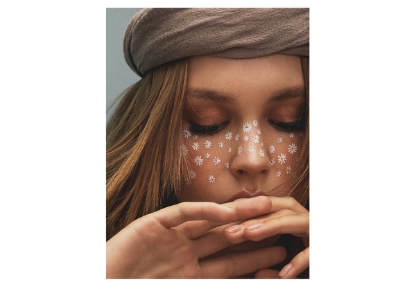 Переводные тату-веснушки Ромашки