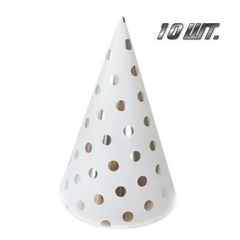 Колпачки серебряные точки 10 шт