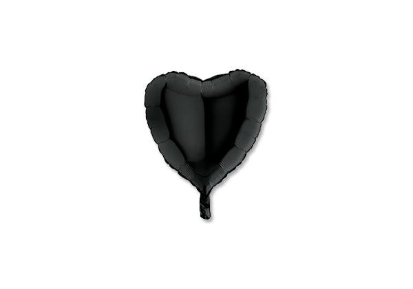 Сердце Пастель Black 91 см