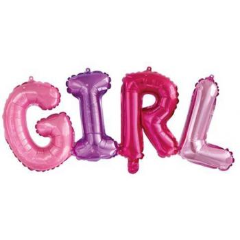 Шар-надпись Girl, 84 см