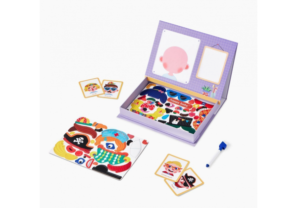 Игрушка: магнитный пазл HAPPY FACES