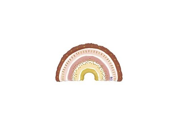 Фольгированная фигура Радуга Boho 91 см