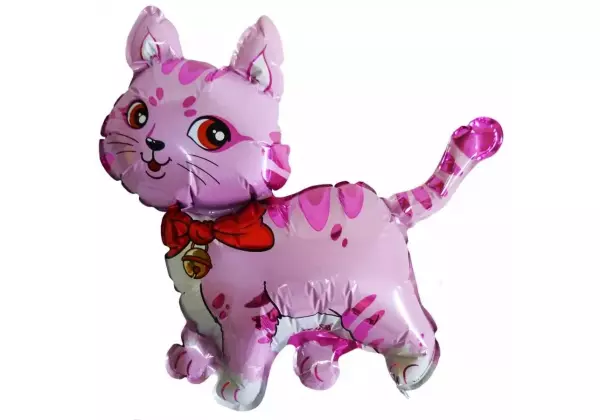 Мини шар Кошечка с бантом