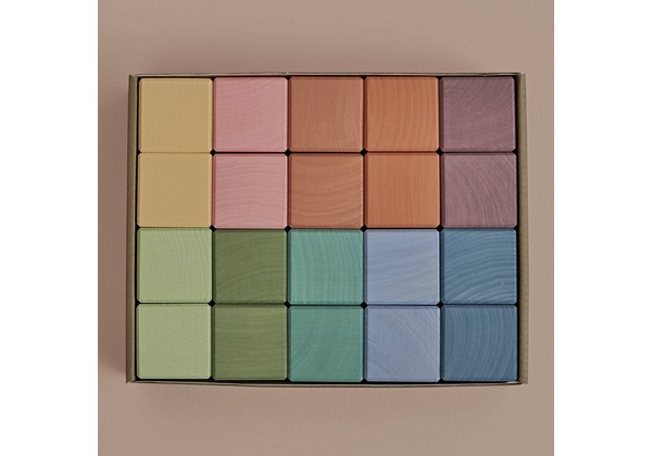 КУБИКИ EARTH PASTEL, 20 ШТ