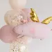 Сет из воздушных шаров с самой красивой свинкой, шарами большего диаметра-как на фото