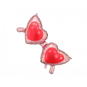 Шар "Очки сердечки", 95 см