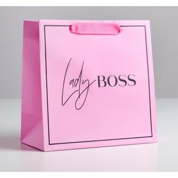 Пакет квадратный «Lady Boss»