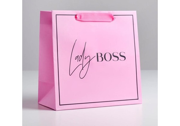 Пакет квадратный «Lady Boss»