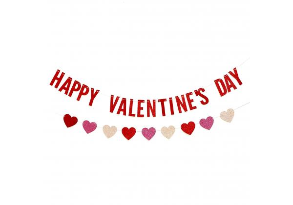 Гирлянда Happy Valentines Day 1,8 м