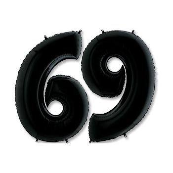 Шар Цифра 6\9 черная