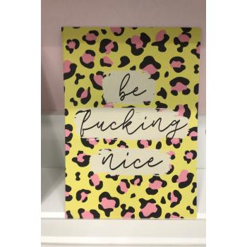 Открытка be bucking nice