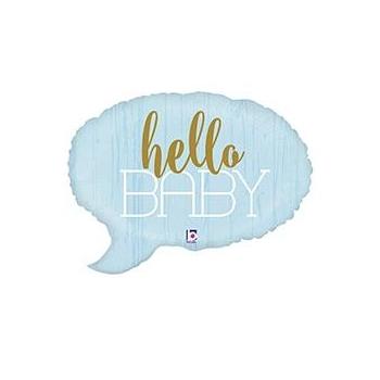 Фольгированный шар " Hello baby" 61 см