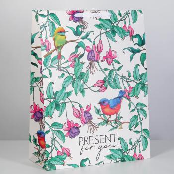 Пакет вертикальный «Present for you», 61 × 46 × 20 см