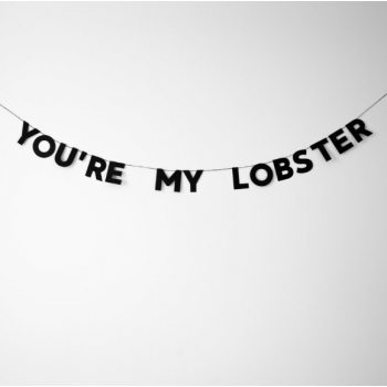 Бумажная гирлянда "You're my lobster"