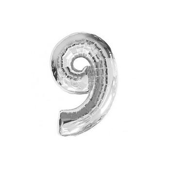 Шар Цифра 6/9 Silver