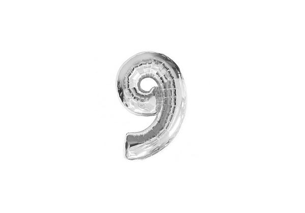 Шар Цифра 6/9 Silver