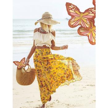 Фольгированная фигура Бабочка Boho 89 см