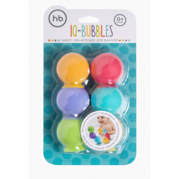 Набор ПВХ-игрушек для ванной IQ-BUBBLES