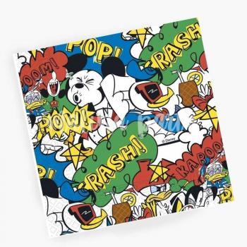 Салфетка "Микки Олдскул" 33см 20шт