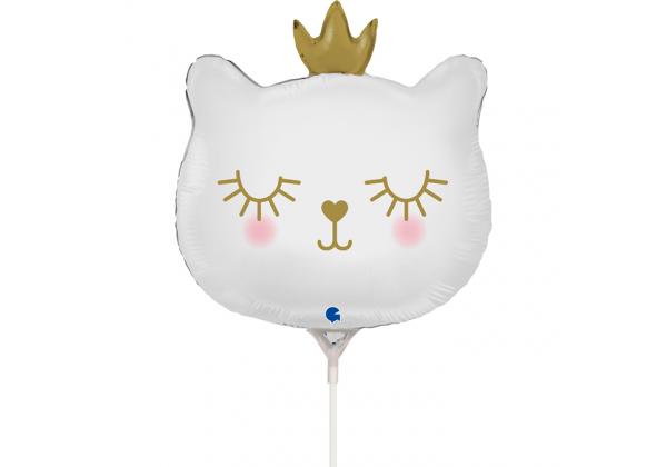 Мини шар Кошка с короной