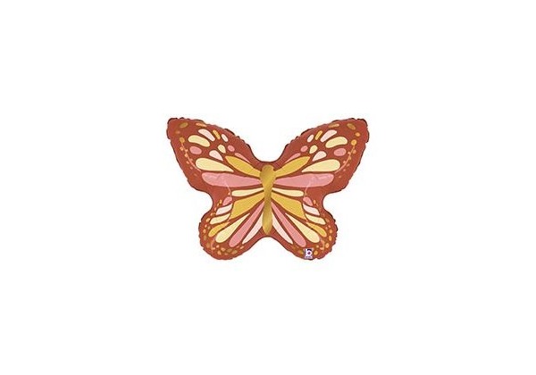 Фольгированная фигура Бабочка Boho 89 см