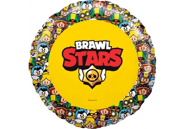 Шар круг Brawl Stars желтый