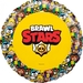 Шар круг Brawl Stars желтый